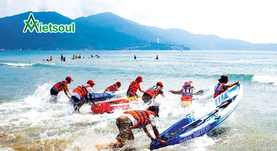 Trải nghiệm tuyệt vời ở bãi biển Mỹ Khê