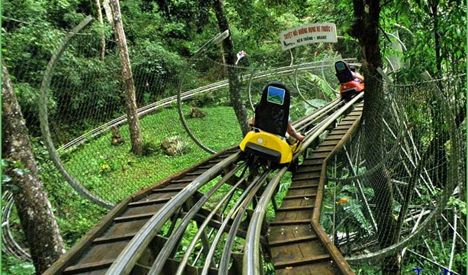 trượt máng đà lạt