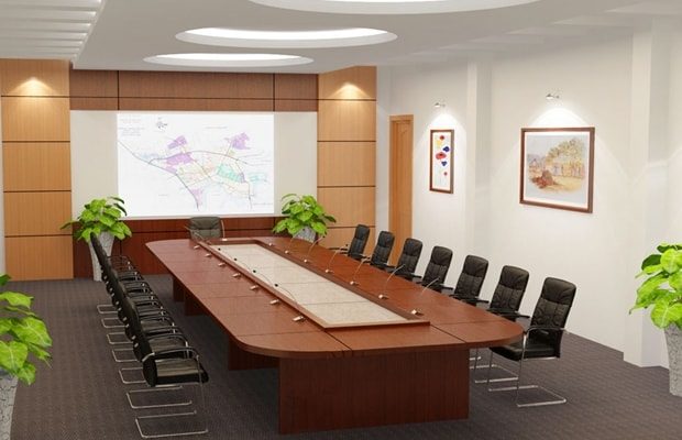 Gợi ý cách trang trí phòng họp chi bộ đơn giản, chuyên nghiệp